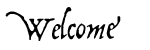 Welcome